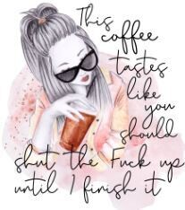 Coffee Lady  DTF Heat Transfer