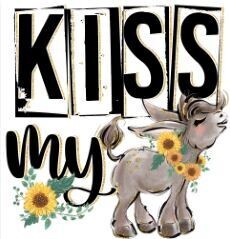 Kiss My Ass DTF Heat Transfer