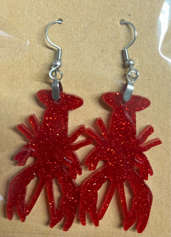 Crawfish Drop Earrings