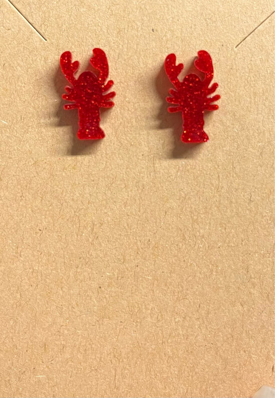 Crawfish Stud Earrings