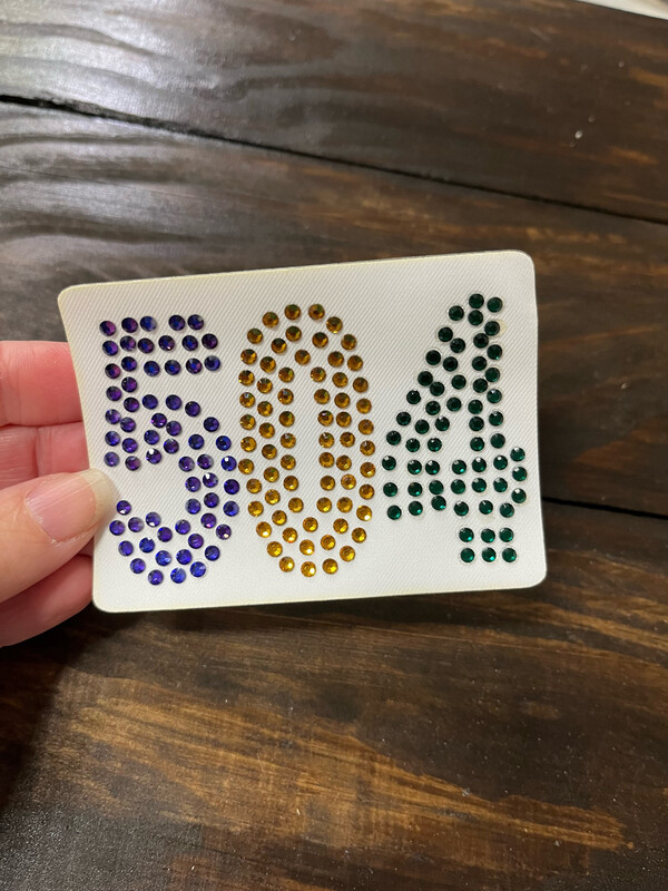 Mardi Gras 504 Patch