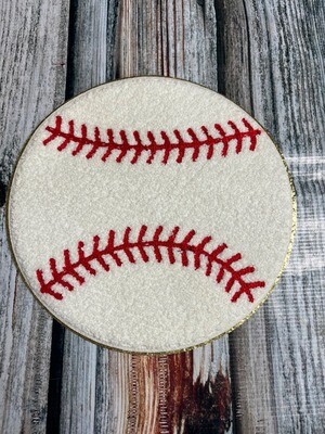 Chenille  Baseball Patch