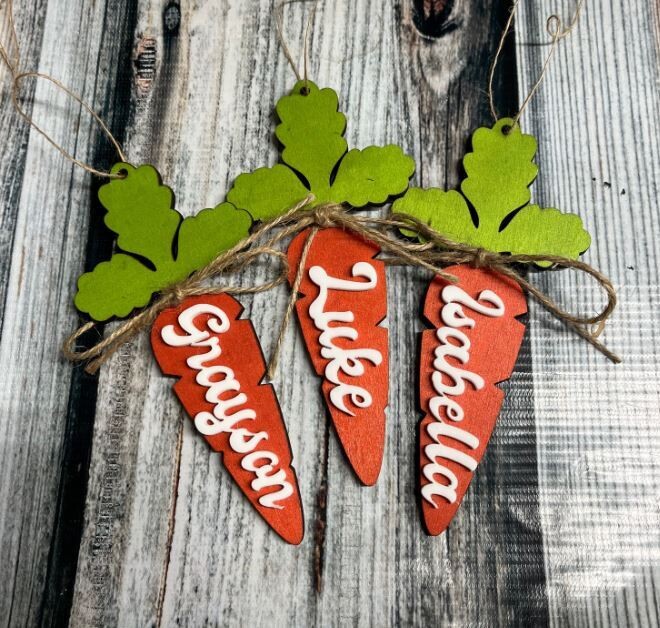 Personalized Easter Tag