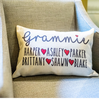 PERSONALIZED MOTHER'S DAY PILLOW