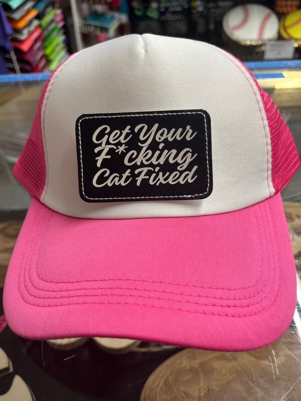 Spay Cat Trucker Cap
