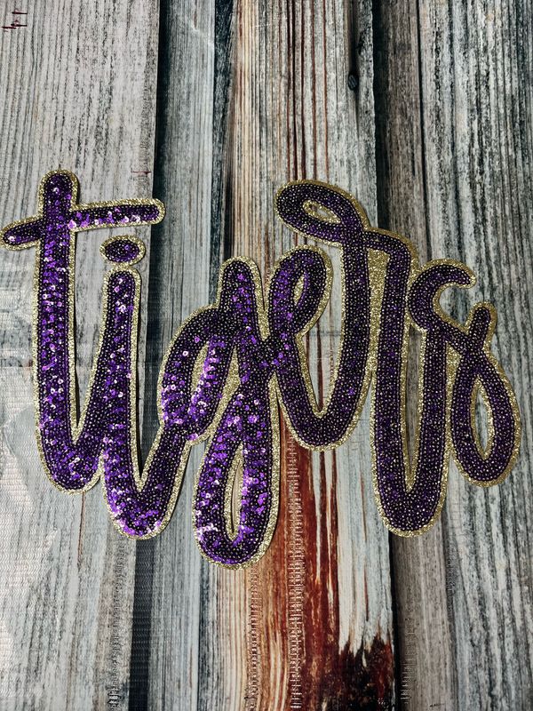 Sequin Tigers Patch