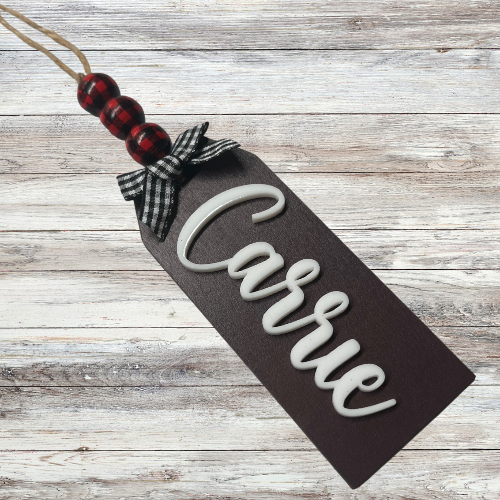 Personalized Christmas Stocking Tag