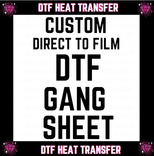Custom DTF Gang Sheet