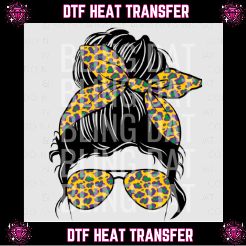 Mardi Gras DTF Transfer