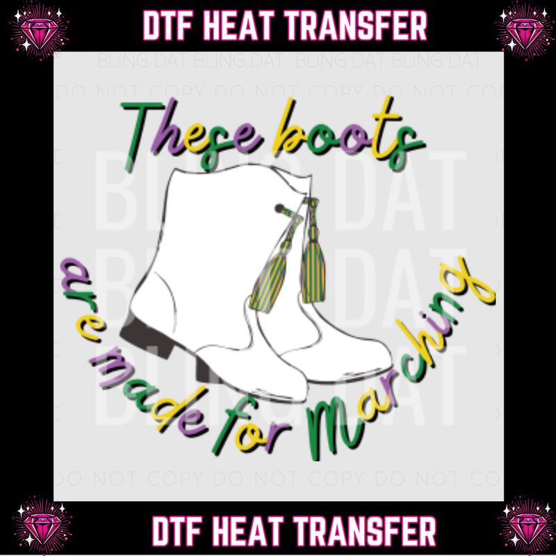 Mardi Gras DTF Transfer