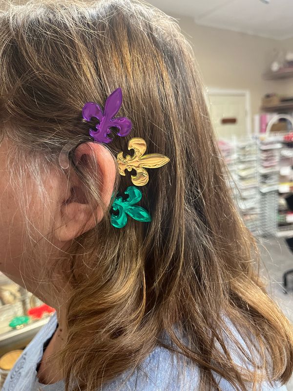 Mardi Gras Ear Climbers