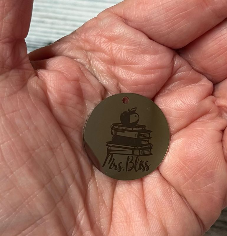 Personalized Teacher Appreciation Pendant