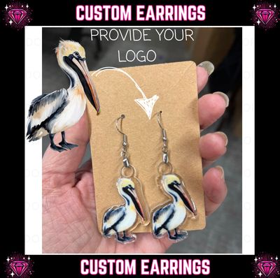 Custom Earrings Full Color