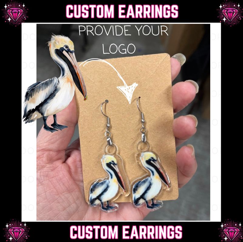 Custom Earrings Full Color