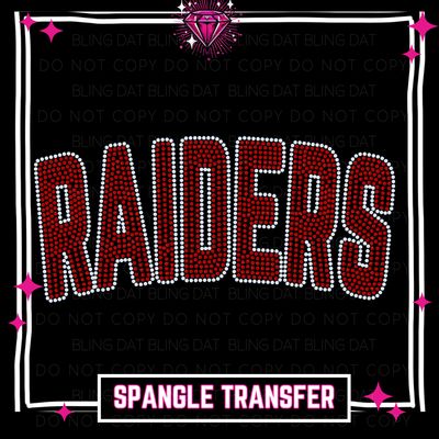 Spangle Raiders GameDay Bling