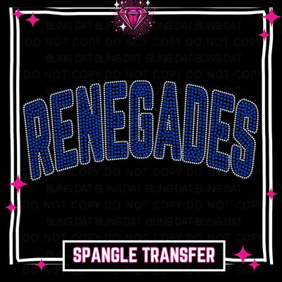 Spangle Renegades GameDay Bling