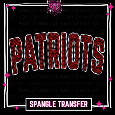 Spangle Patriots GameDay Bling