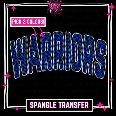 Spangle Warriors  GameDay Bling Transfer - Choose 2 Colors