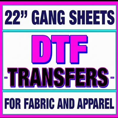Ready-to-Press Custom DTF Gang Sheets