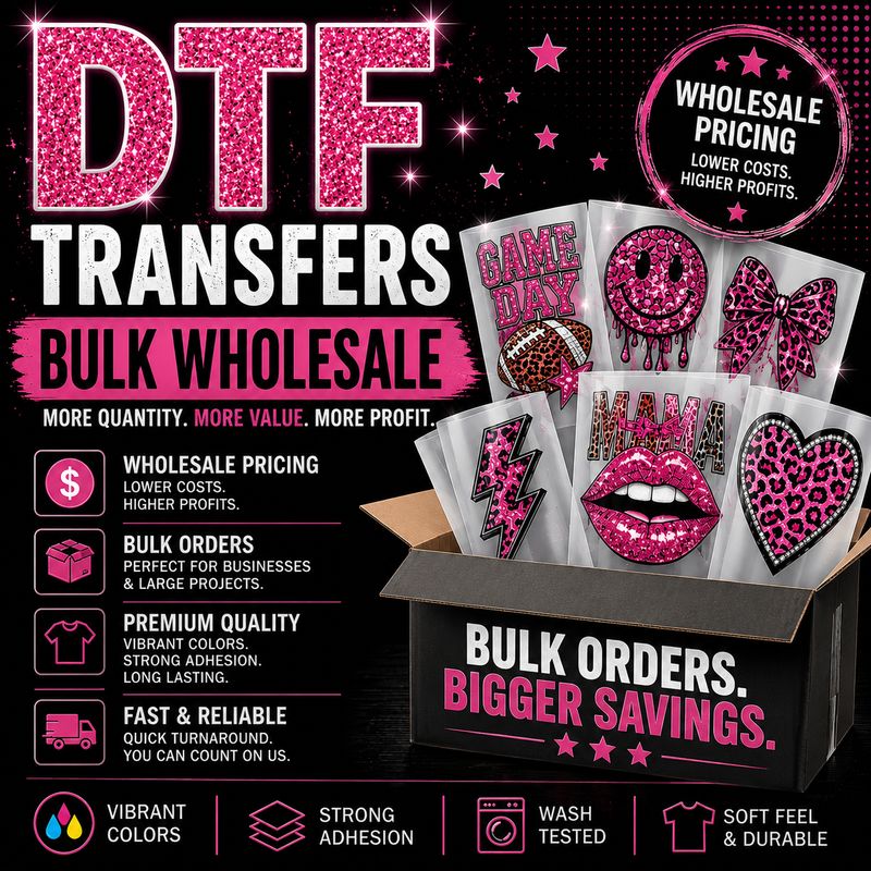 Wholesale 22" x 500" DTF Gang Sheet