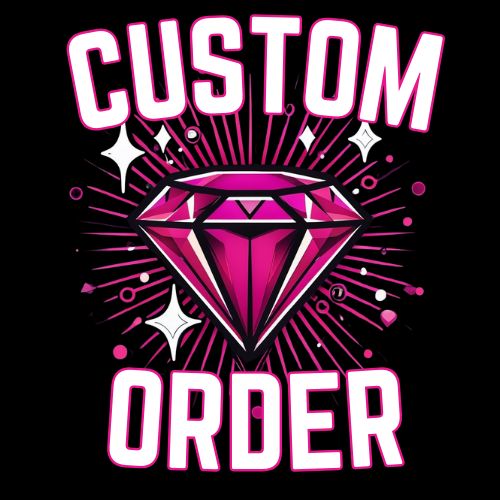 Custom Rhinestone Transfers with Setup - 3 Transfers