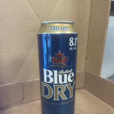 Labatt Blue Dry (King Can)