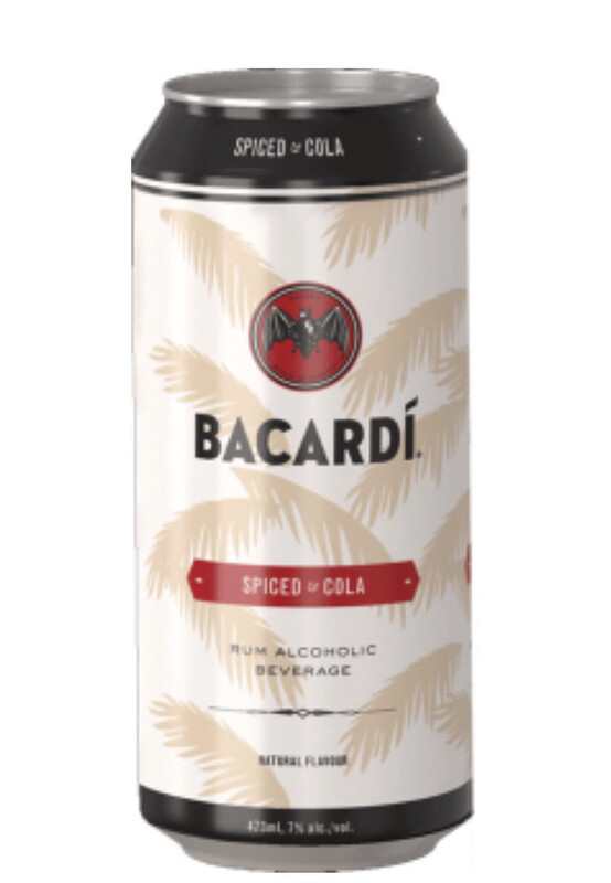 BACARDI SPICED &amp; COLA 473ML