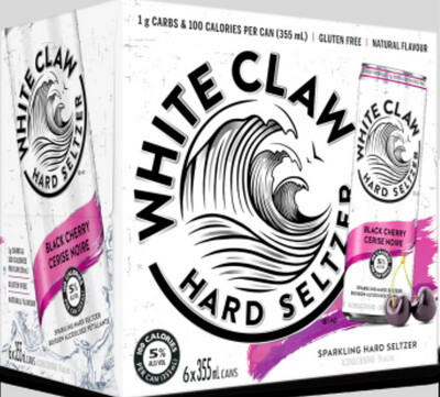 WHITE CLAW HARD SELTZER BLACK CHERRY 6 X 355ML