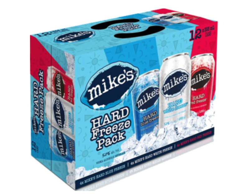 MIKE’S HARD FREEZE PACK 12 X 355ML