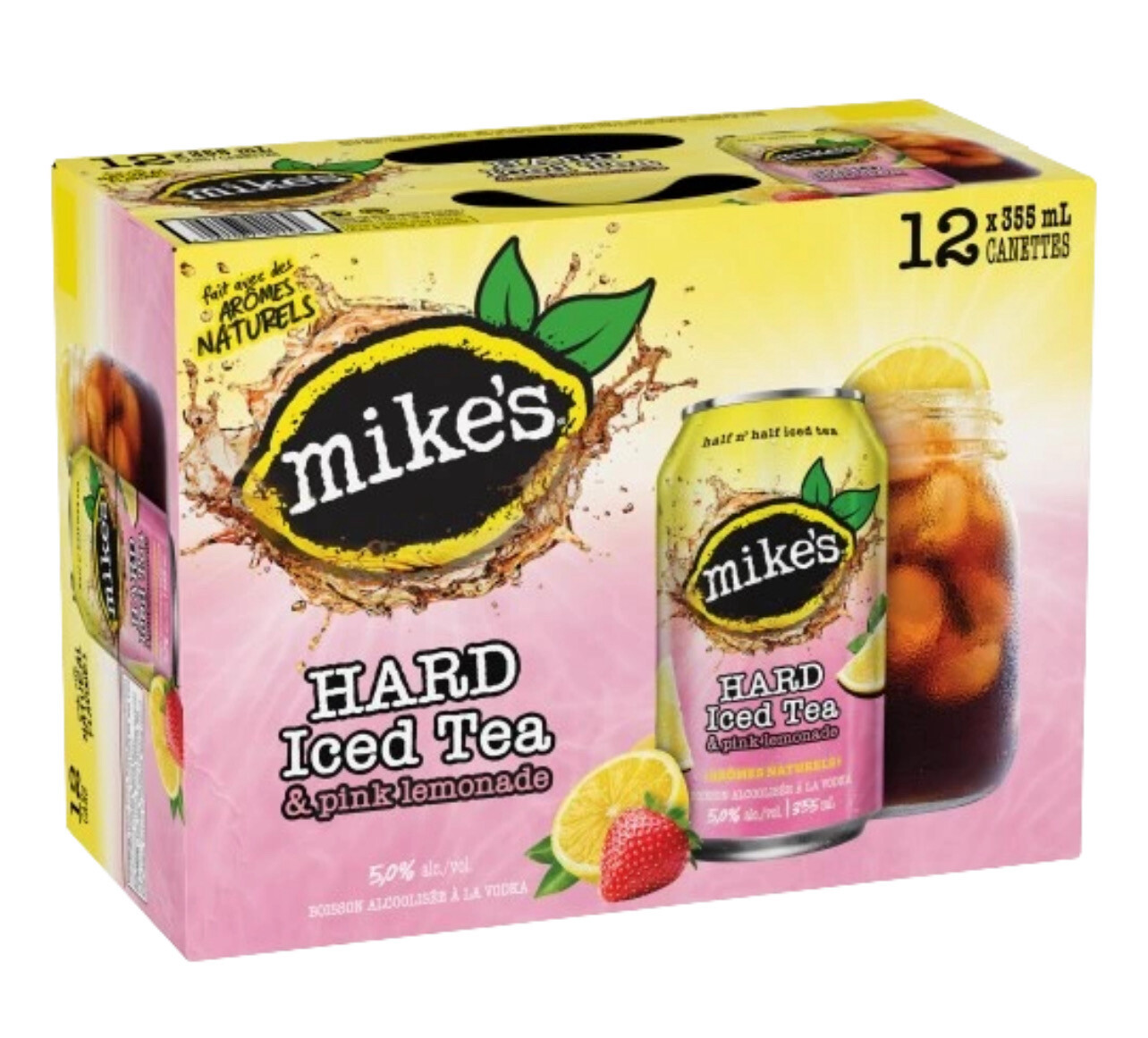 MIKE’S HARD ICED TEA &amp; PINK LEMONADE 12 X 355ML