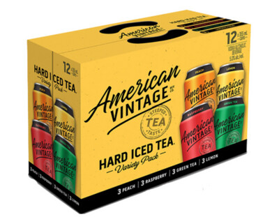 AMERICAN VINTAGE HARD ICED TEA VARIETY PACK 12 X 355ML