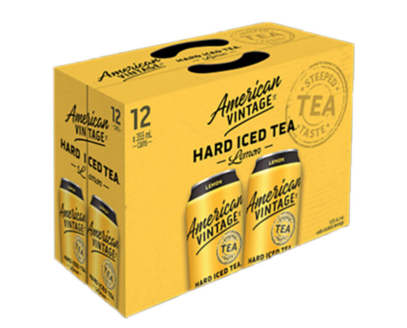 AMERICAN VINTAGE LEMON HARD TEA 12 X 355ML