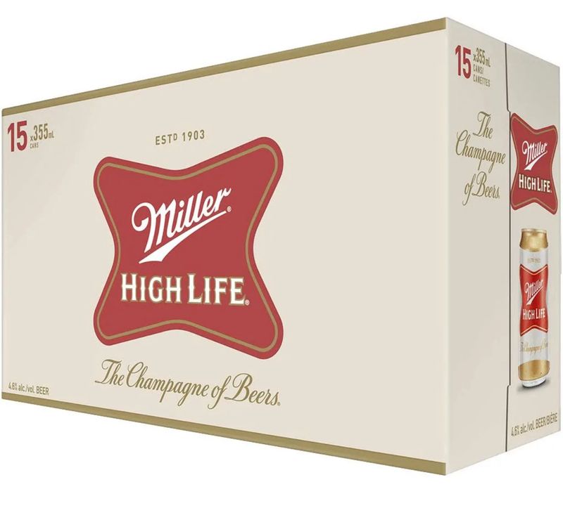 15C MILLER HIGH LIFE LAGER