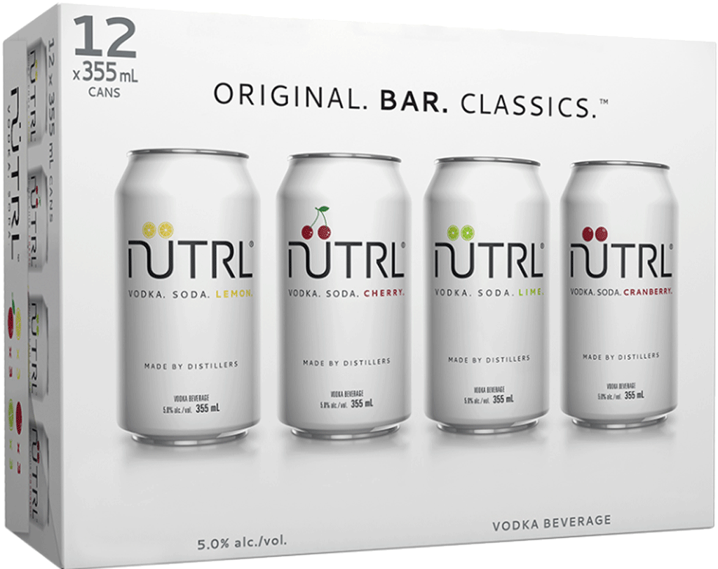 NUTRL VODKA SODA MIXED PACK 12x355ML