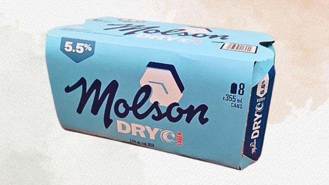 8C MOLSON DRY