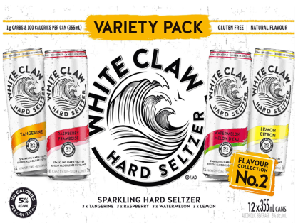 WHITE CLAW VARIETY NO.2 12 X 355ML