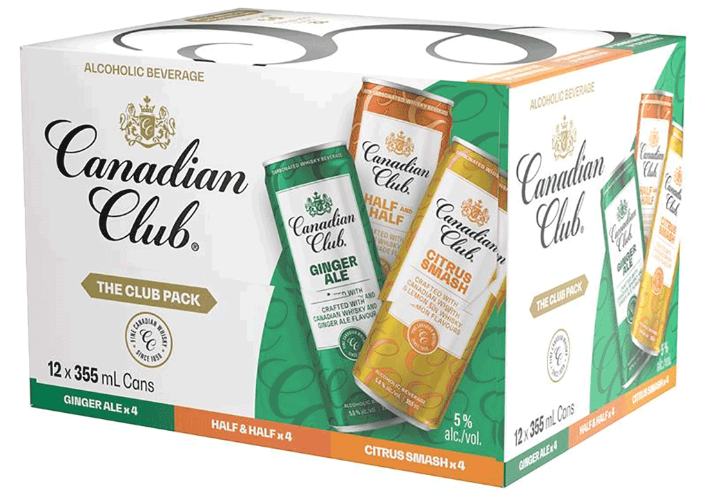 CANADIAN CLUB THE CLUB PACK 12x355ML