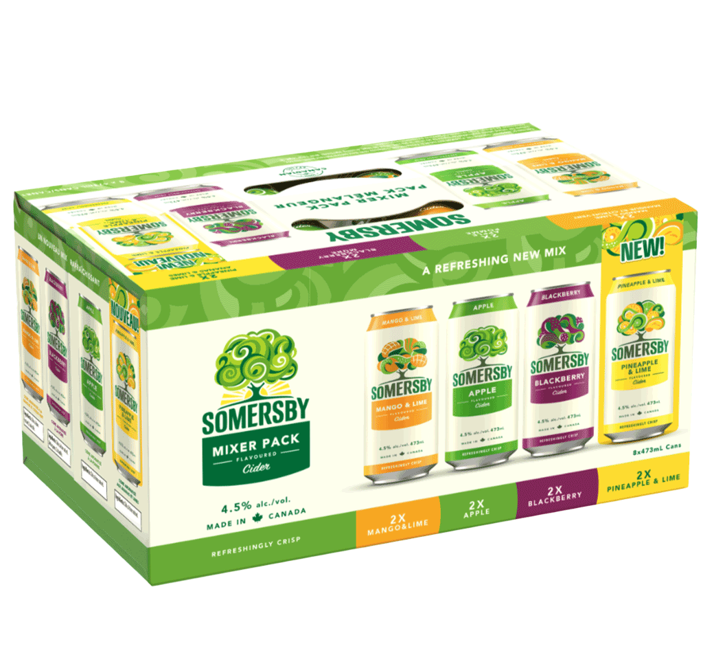 SOMERSBY CIDER MIXER PACK 8x355ML