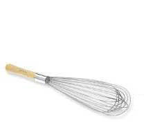 French-type wood handle whip, 14&quot;