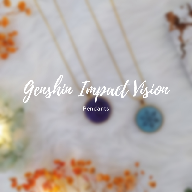 Genshin Impact Vision Inspired Pendants