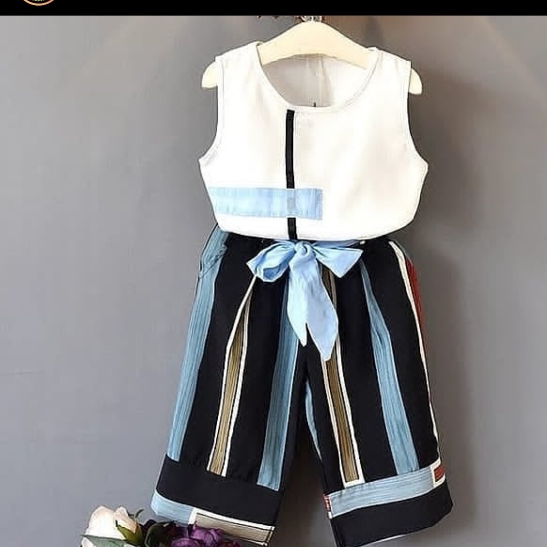 GIRLS STRIPED SUIT