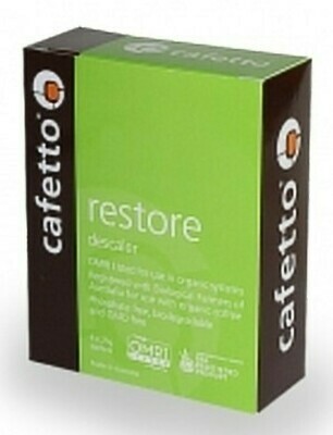 Cafetto Restore Espresso Machine Descaler 4 x 25gm