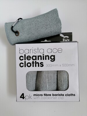 Barista Ace Barista Cleaning Cloths with Carabiner Clip 4pk