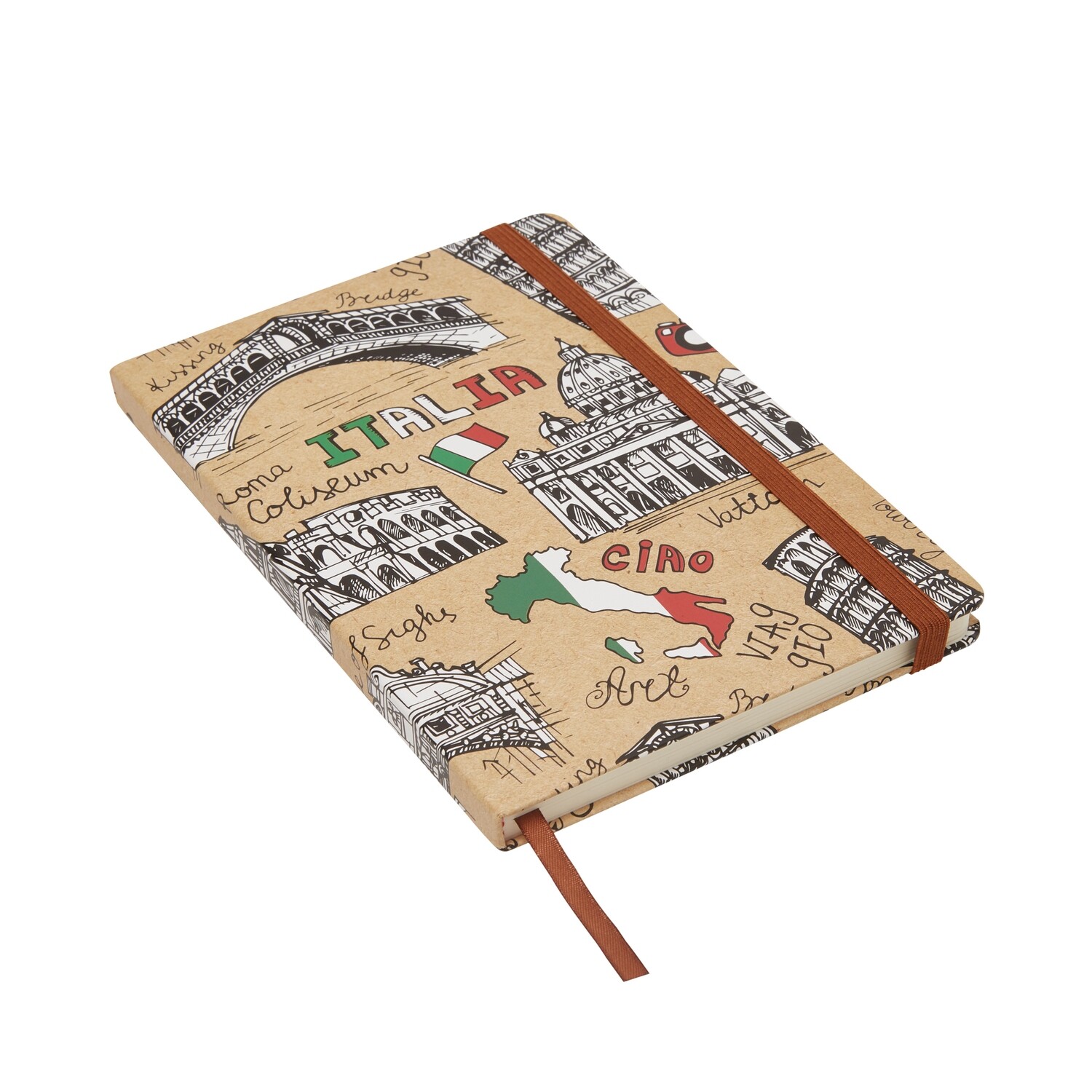 Let's Go Places - Hardbound Lined Journal A5 Notebook