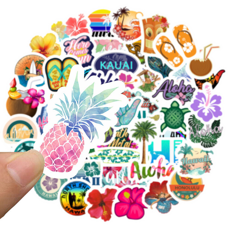 Aloha Bruh Stickers (Set of 50)