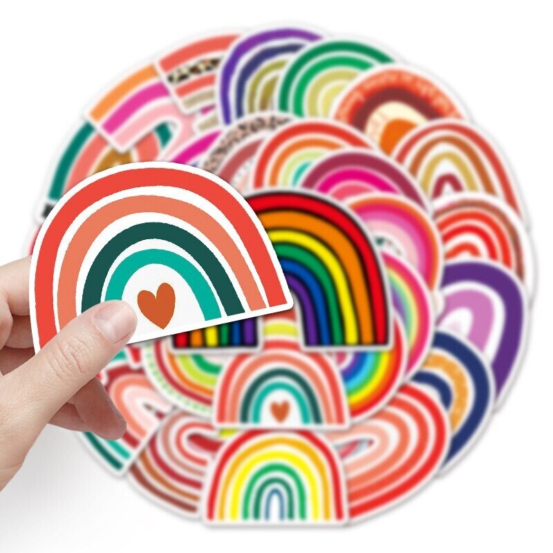 Rainbow Feels Stickers (Set of 50)
