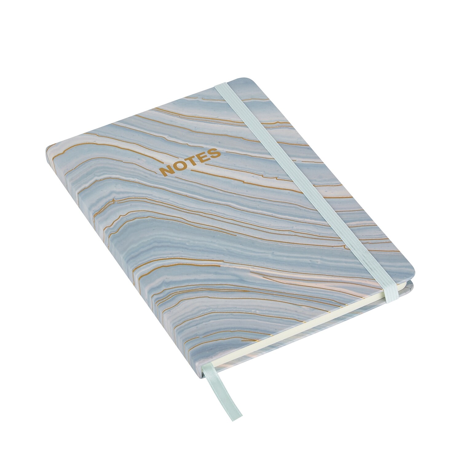 Gradient Growth Rings - Hardbound Lined Journal A5 Notebook