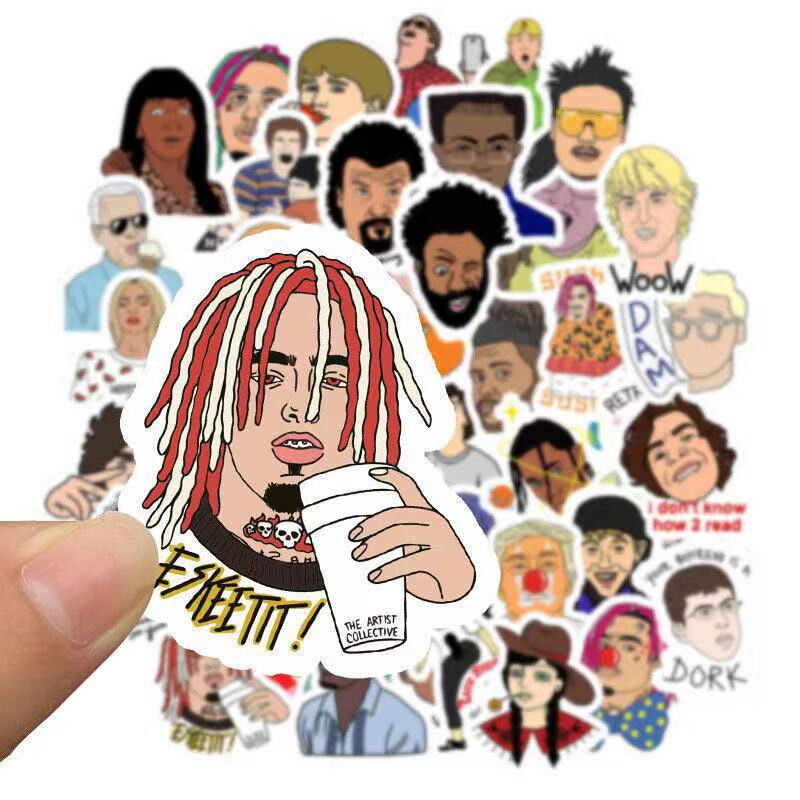 Pop Culture Stickers (Set of 50)
