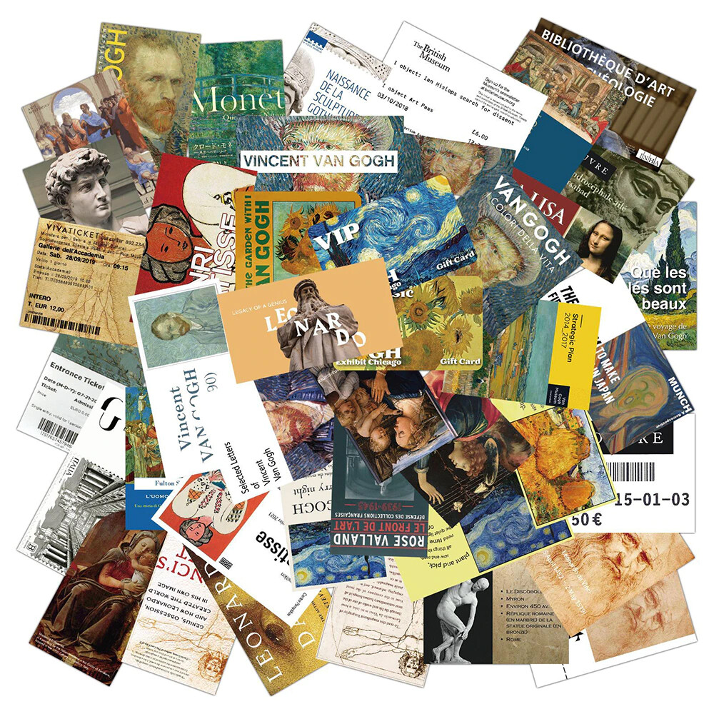 Art Museum Stickers (Set of 50)