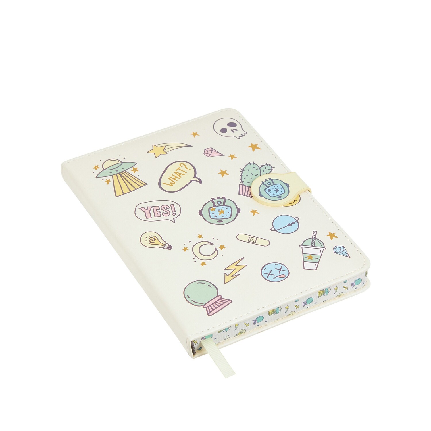 Happy - Hardbound B6 Journal with Magnetic Strap